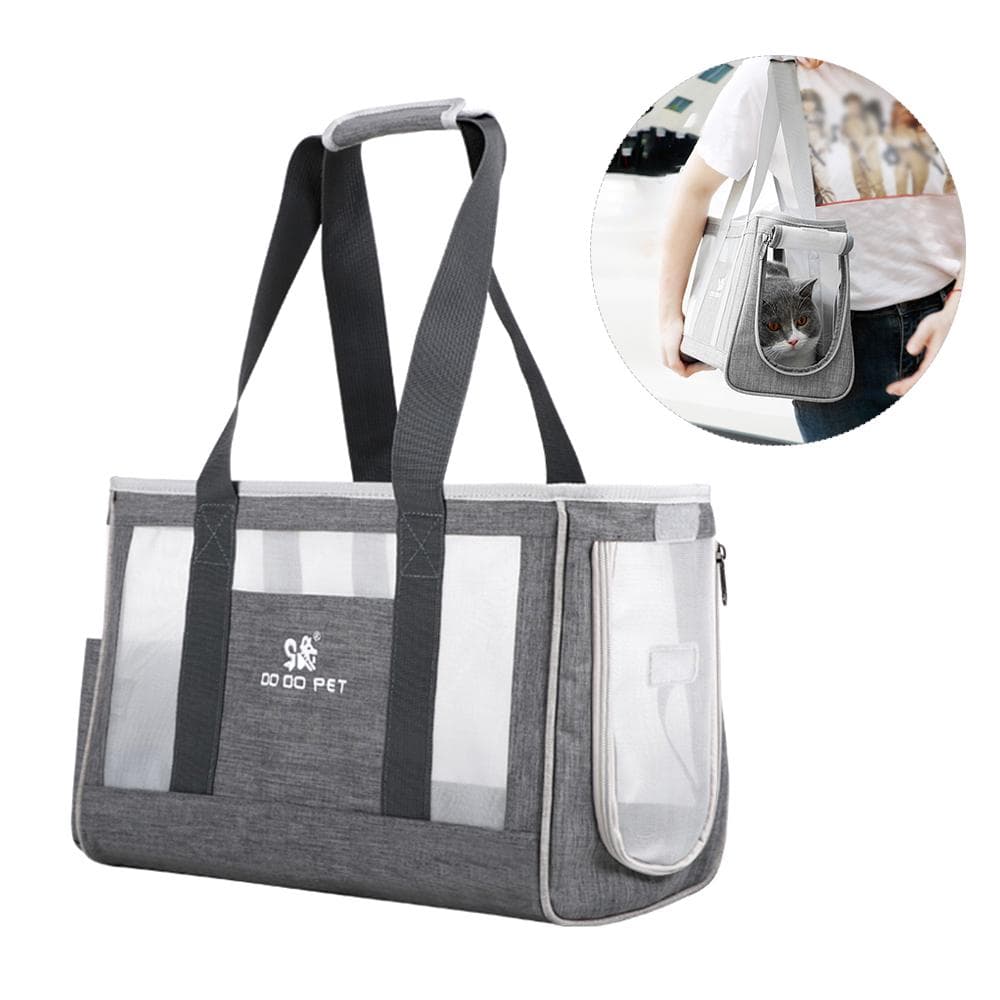 Bolsa de viaje portátil para mascotas, gatos, perros, gatos, perros, mascotas, diseñada para viajes, senderismo, caminar al aire libre