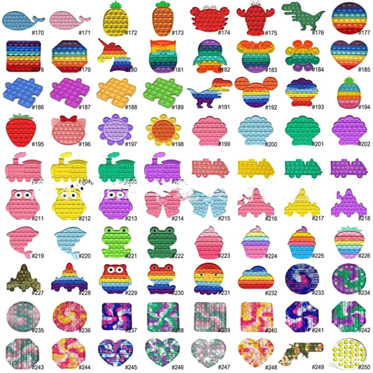 Paquete especial de juguetes Fidget Set DIY Juguete para aliviar el estrés para niños/regalo para adultos azul oxford