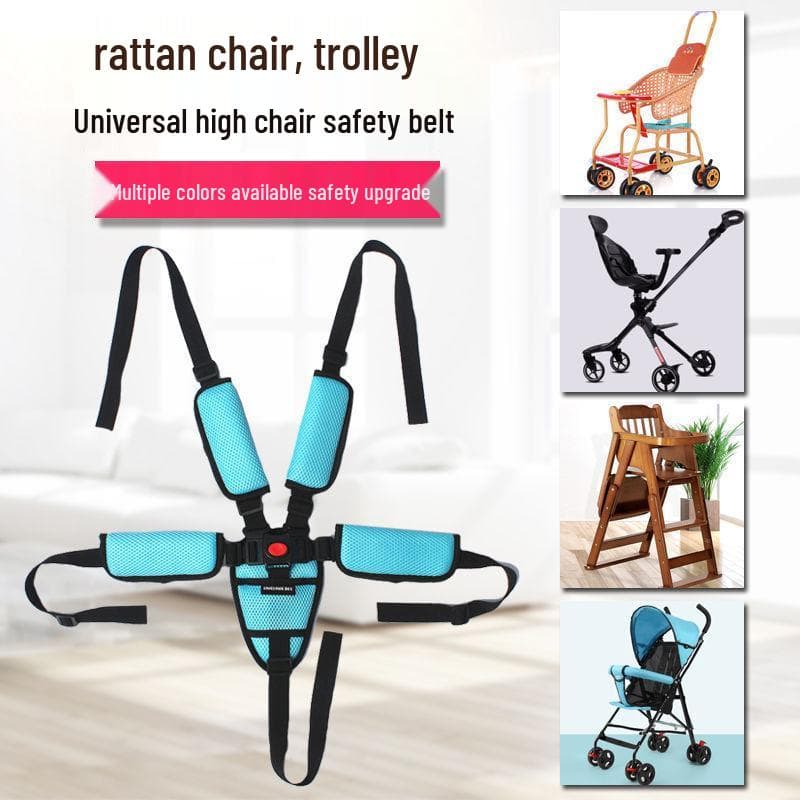 Cinturones de Seguridad Universales de Cinco Puntos para Silla Alta y Cochecito de Niños