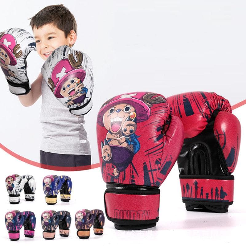 Guantes de Boxeo Inicio Niños Sanda Juvenil Entrenamiento de Combate Libre Saco de Boxeo Muay Thai Saco de Boxeo Profesional Guantes de Combate