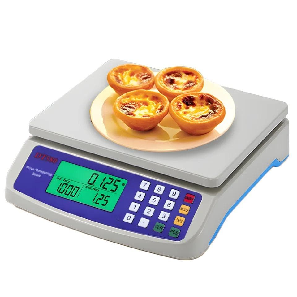 Báscula digital de cocina de alta precisión de 30 kg/1 g, báscula electrónica para alimentos con pantalla LCD, báscula de peso para el hogar