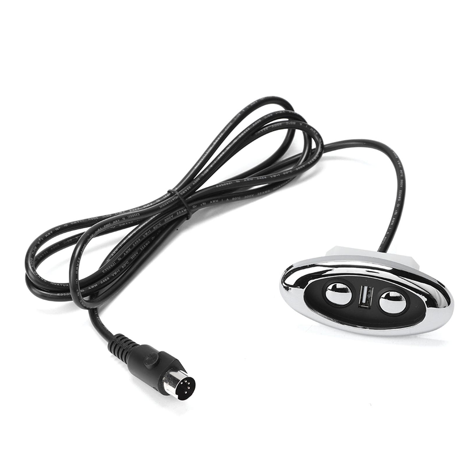 Interruptor de control manual para sofá eléctrico con 2 botones y retroiluminación LED, controlador de sofá con entrada de puerto USB de 12?29 V