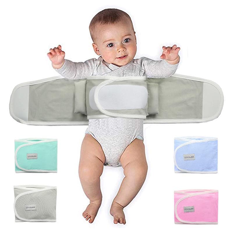 Bebé Simple Swaddle Protector de vientre recién nacido con bolsa de dormir algodón anti-susto ajustable cuatro estaciones cm