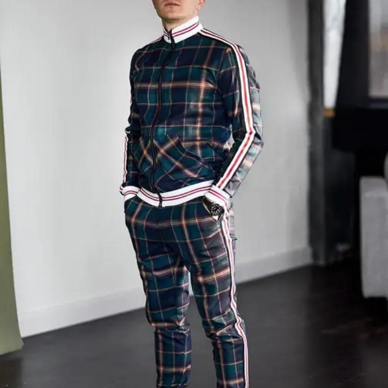 Nuevo Conjunto de chándal para caballero, conjuntos de chaquetas, traje para hombre, chándal de moda para hombre, traje deportivo, sudaderas, ropa