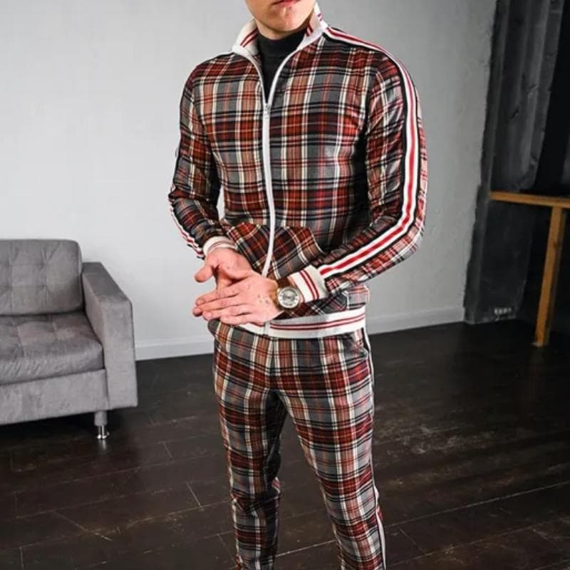 Nuevo Conjunto de chándal para caballero, conjuntos de chaquetas, traje para hombre, chándal de moda para hombre, traje deportivo, sudaderas, ropa
