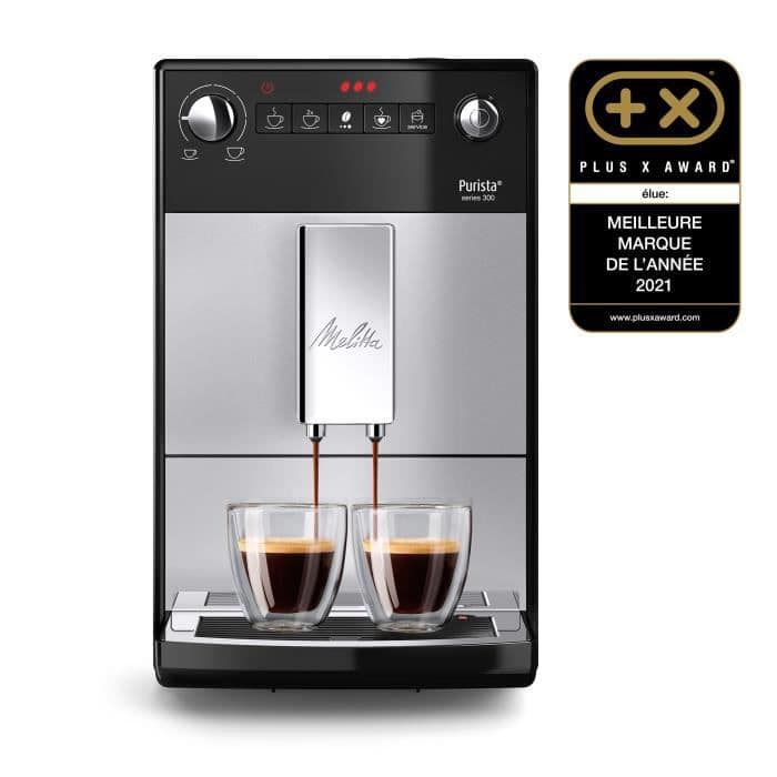 MELITTA Purista Bean Cafetera - Plata