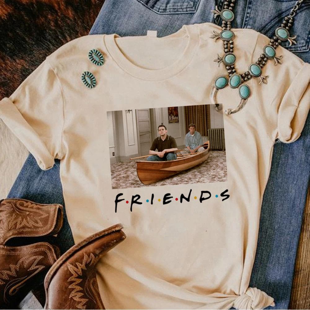 Camiseta Friends Chandler ropa urbana de diseñador para mujer chica ropa urbana anime cómic cm