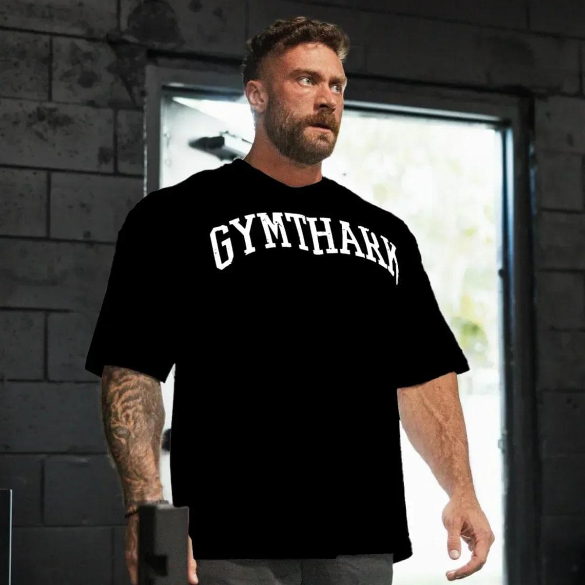 2025 Nueva Camiseta CBUM 6PEAT Oversize Negra 100% Algodón Camiseta Estampada Impresión DTG Hombre Talla US Bodybuilding Gimnasio Streetwear Top Y2K