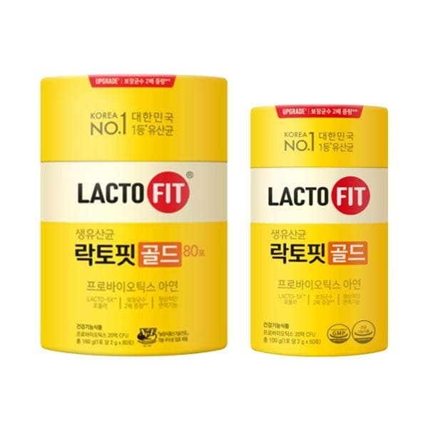 Chong Kun Dang Lacto-fit GOLD 50 Palitos, 80 Palitos (8 opciones)
