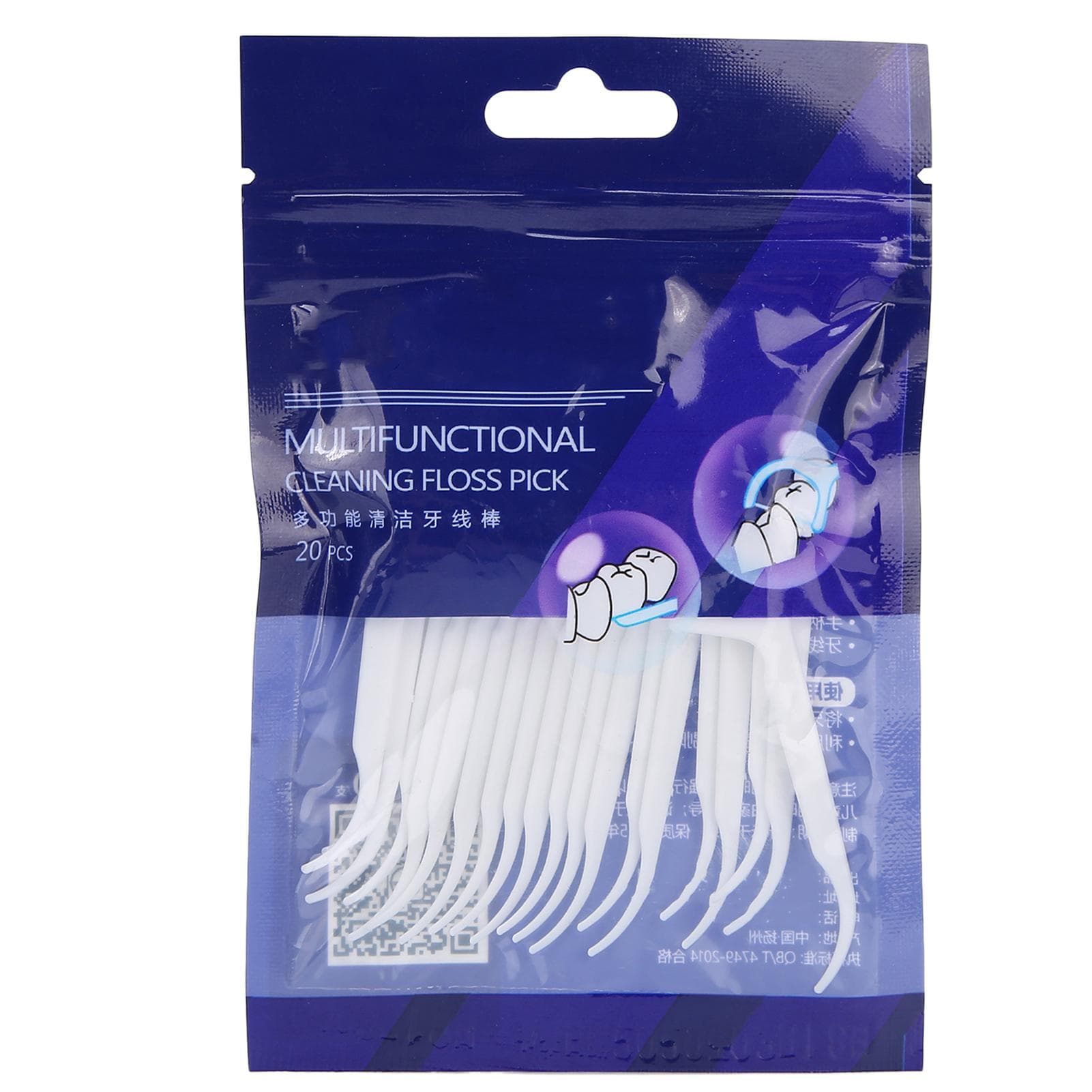 20 piezas Palillos de Hilo Dental Profesionales Desechables para Limpieza Dental para Uso Doméstico