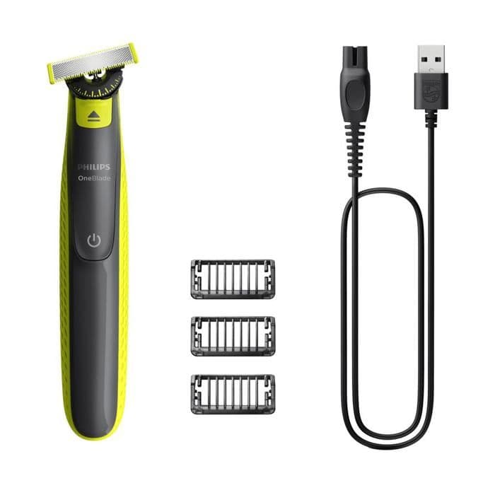 Maquinilla de afeitar eléctrica - PHILIPS - OneBlade 360 QP2724/23 - 100% impermeable - Autonomía 45 min - Cuchilla duradera