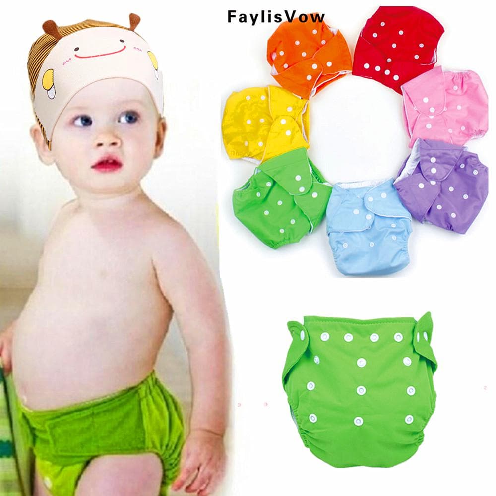 Pañales reutilizables, cubiertas suaves para bebé, pañal de tela, pantalones de entrenamiento ajustables, pañal lavable impermeable cm
