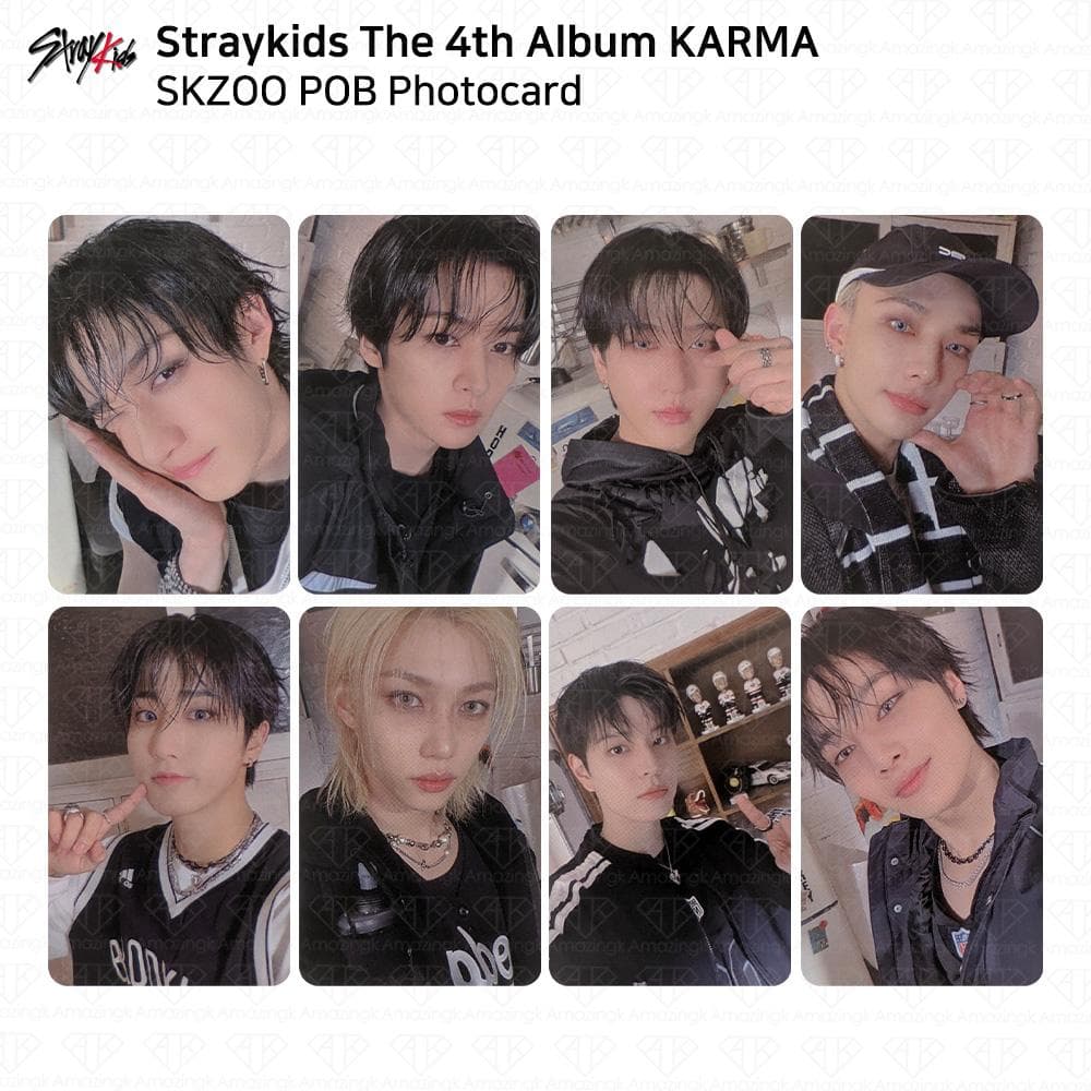 Stray Kids El 4º Álbum Karma versión SKZOO. POB Photocard KPOP K-POP SKZ
