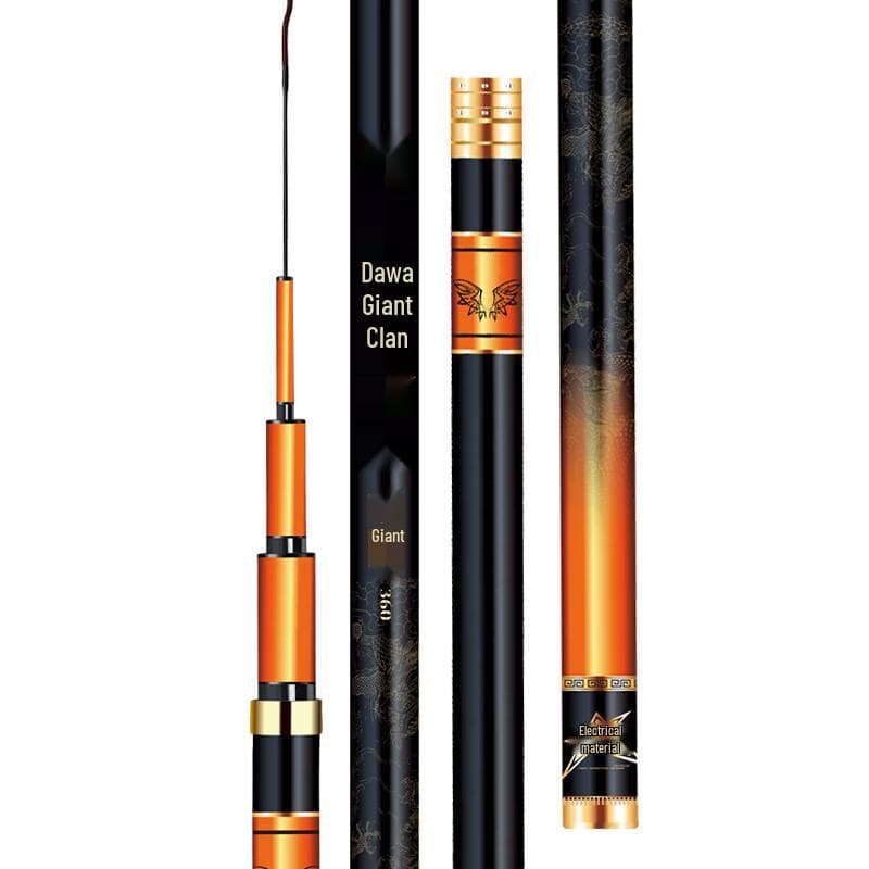 Caña de Pesca Manual Brangdy Ultraligera 12H 19 Tonos para Peces Grandes