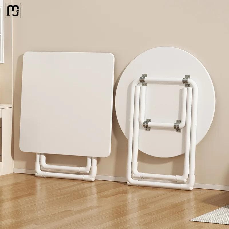 Mesa plegable Mesa pequeña Mesa plegable Cómoda Comedor para el hogar Mesa redonda Muebles de cocina para acampar