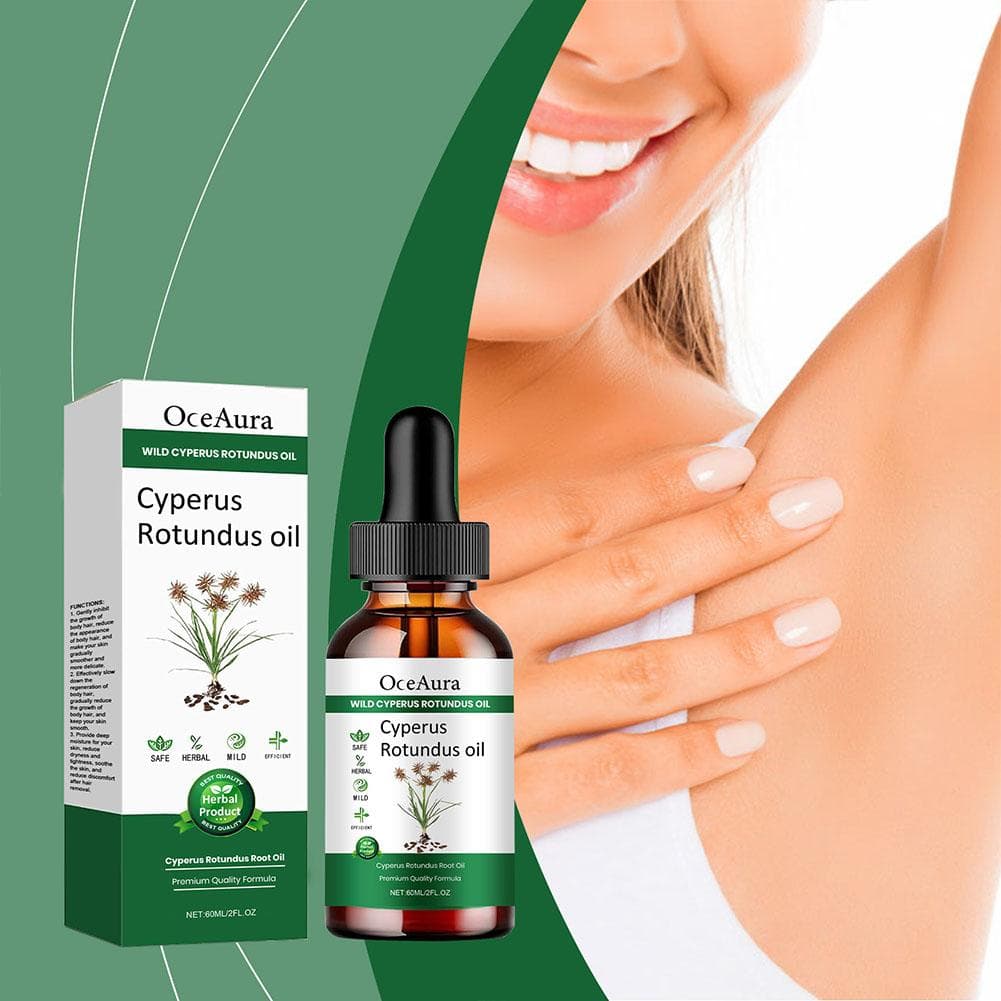 Aceite depilatorio Cyperus Rotundus, aceite para el cuidado del cabello Cyperus Rotundus, 60 ml, hidratante Nou Z7L9