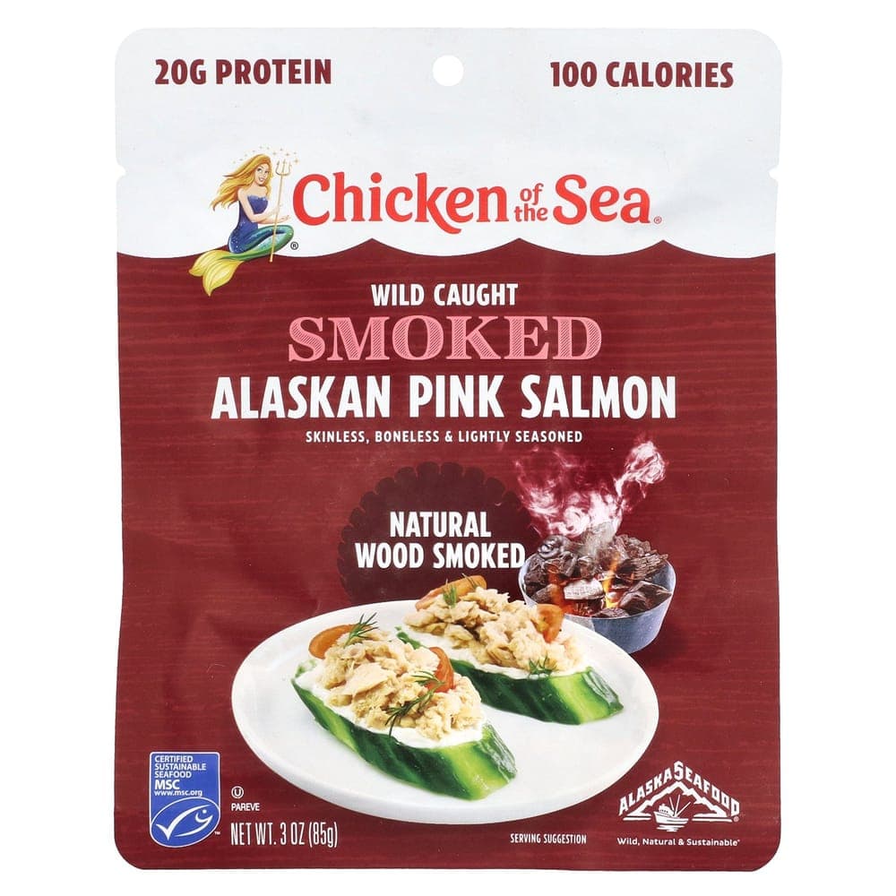 Salmón ahumado salvaje de Alaska iHerb 85 g (3 onzas)