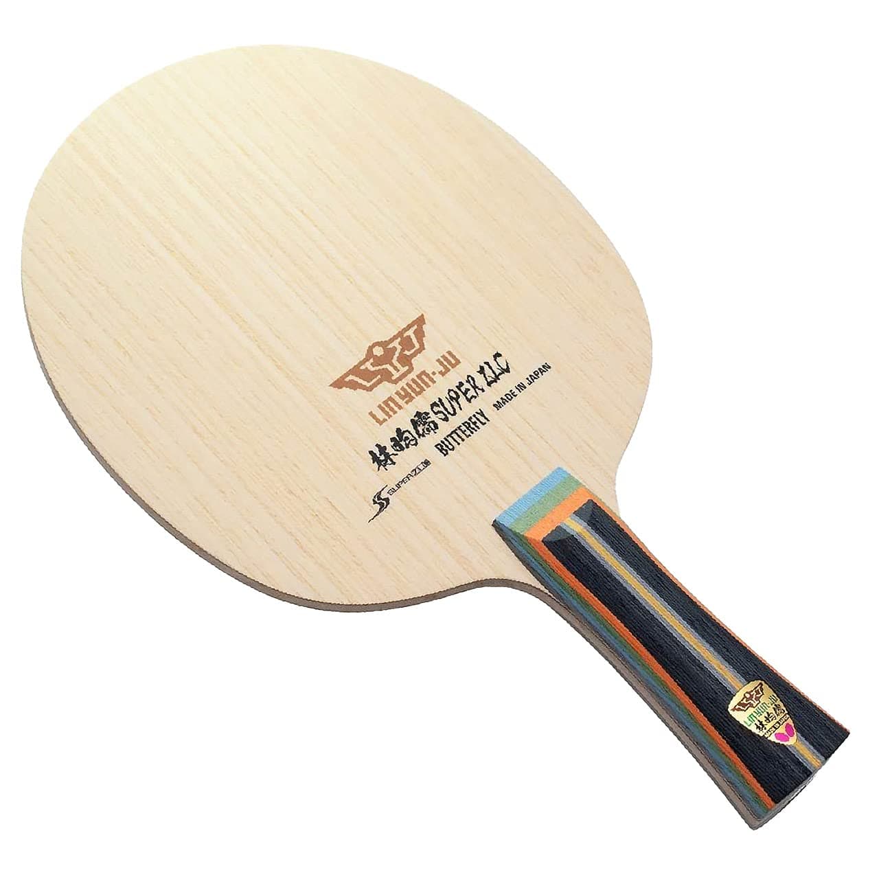 Butterfly Tenis de Mesa Shakehand Lin SUPER ZLC FL Pala 157 x 150mm Lacket, Yun-Ju, 37131, Tamaño
