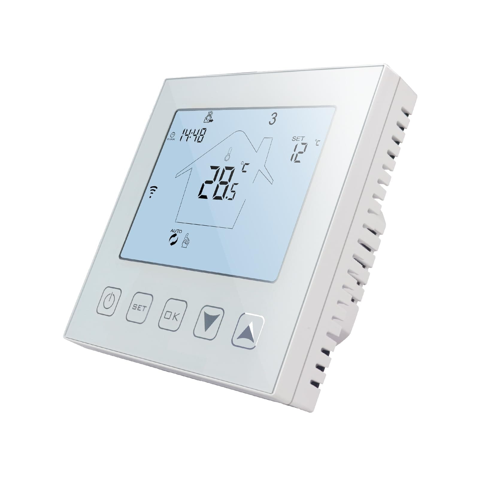 KETOTEK 16A/3A WIFI termostato de pared inteligente controlador de temperatura de calefacción de suelo eléctrico táctil por voz