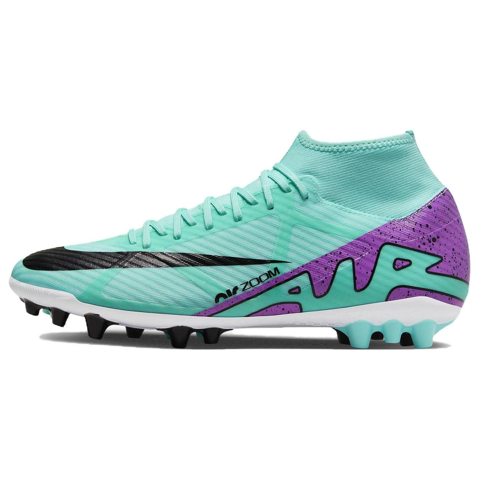 Zapatillas Unisex Nike Zoom Mercurial Superfly 9 Academy AG Peak Ready Pack Azul Hiper-Turquesa Negro DJ5622-300 cm