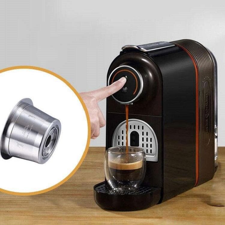 Cápsula de Máquina de Café Acero Inoxidable Hogar Filtro de Café Reutilizable Taza Cápsula de Café