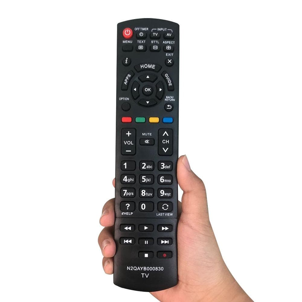 Reemplazo de ABS negro N2QAYB000830 para Control remoto de TV de alta definición Panasonic negro