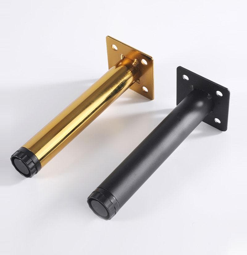 4 patas de metal ajustables para muebles, para TV, armario, café, té, bar, taburete, silla, pies de alto 10/12/13/15/17/18 cm con tornillo