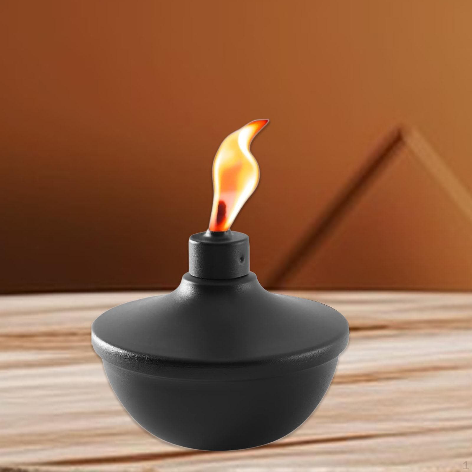 Antorcha de metal duradera para iluminación y ambientes exteriores