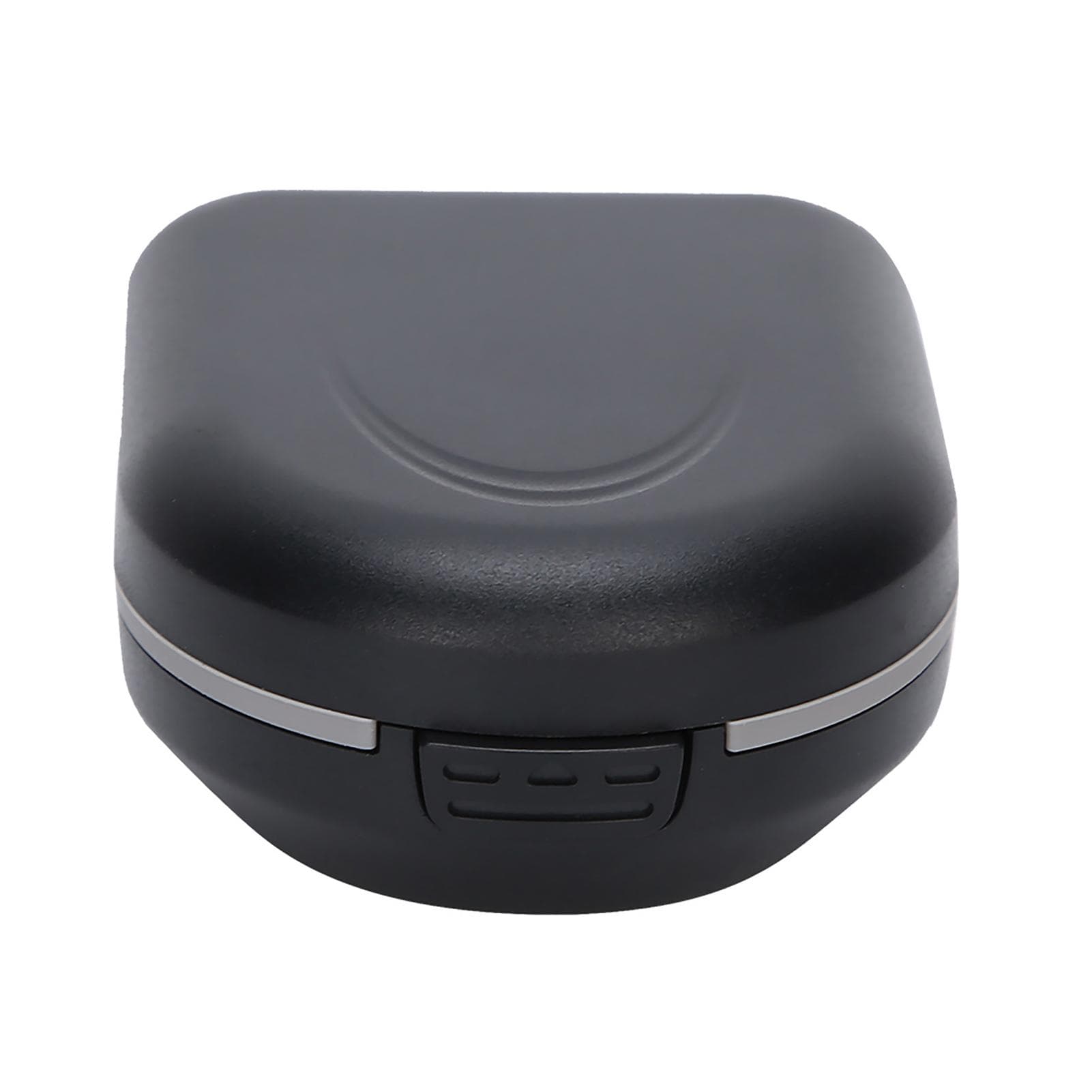 Estuche para Audífono Retroauricular Impermeable Portátil Resistente a Caídas Caja de Almacenamiento para Audífono Negro