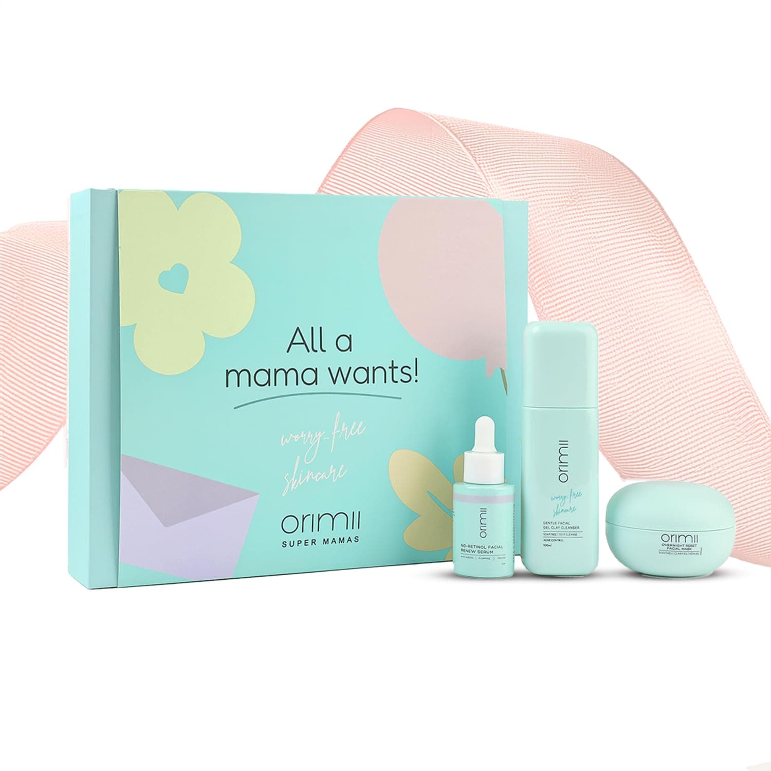 Orimii Todo lo que una Mamá Quiere Caja de Regalo para el Embarazo | Set de Regalo para Baby Shower para Mamás Nuevas y Expectantes | Kit Especial