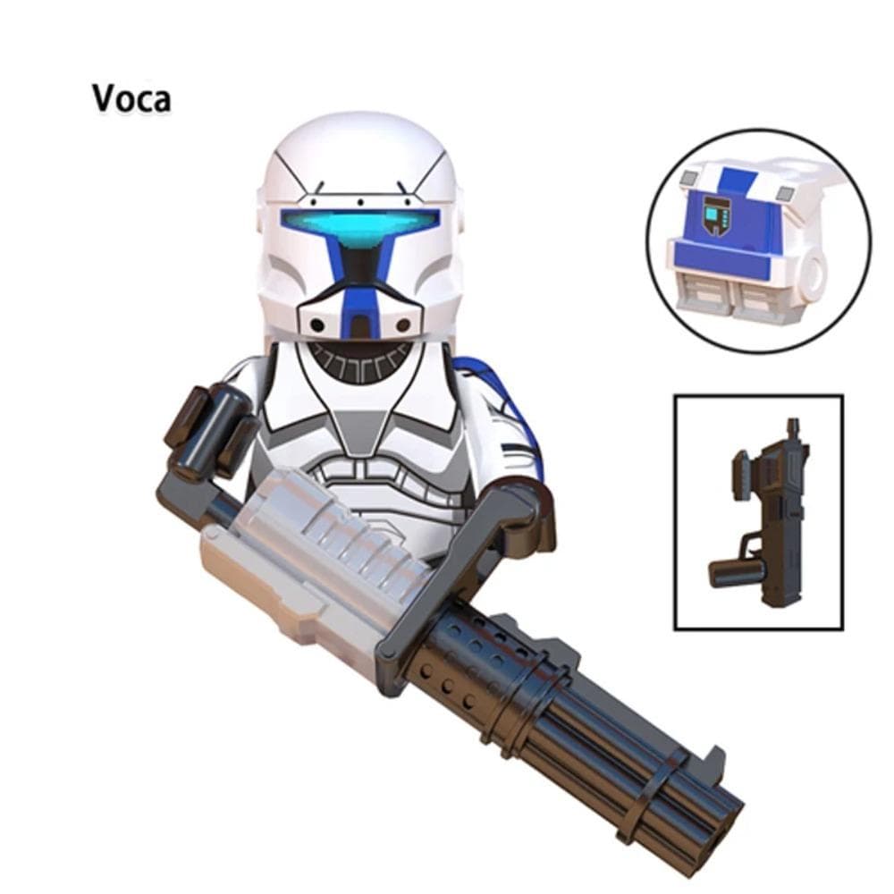 WM6126 Commando de la República Fixer Gregor Scorch Sev Voca Soldados Clon Dogma Bloques de Construcción Ladrillos Juguetes WM6124 Estuche Rígido