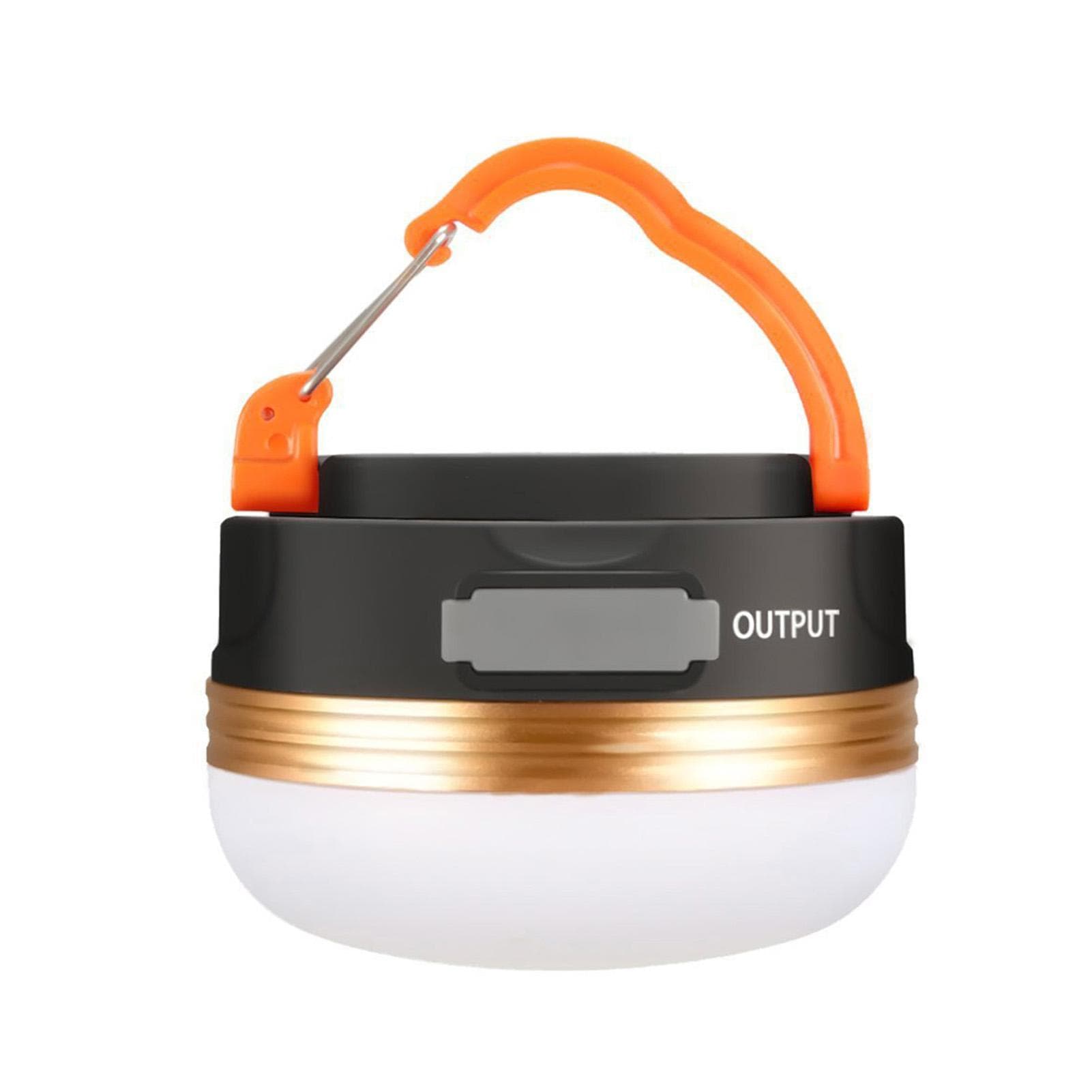 Linterna de Camping LED, luz de Camping recargable por USB, minilinterna con Base magnética, 3 modos de luz blanco