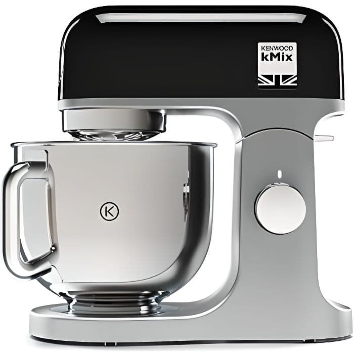 Robot de cocina Kenwood kMix KMX750BK - bol de 5 litros - 6 velocidades - 3 accesorios - negro