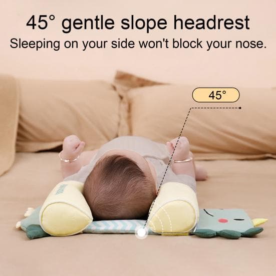 Almohadas para Bebé Recién Nacido Almohada para Dar Forma a la Cabeza del Bebé Transpirable Almohada Reposacabezas para Bebé para Ropa de Cama