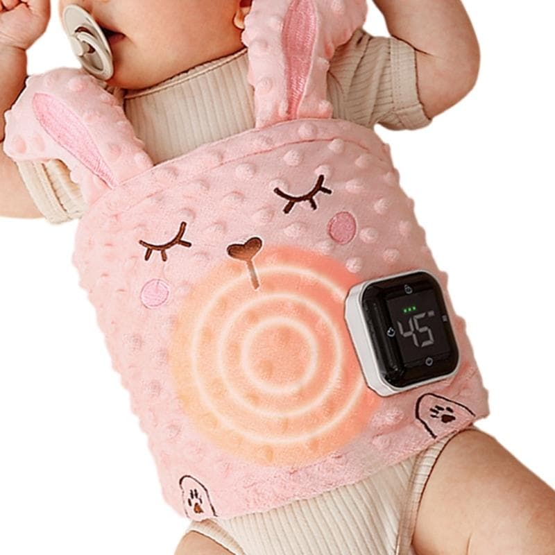 Envoltura Calmante para la Barriga de Bebé Banda para la Barriga de Bebé Característica 3 Niveles de Calor y 5 Ajustes de Vibración para Aliviar