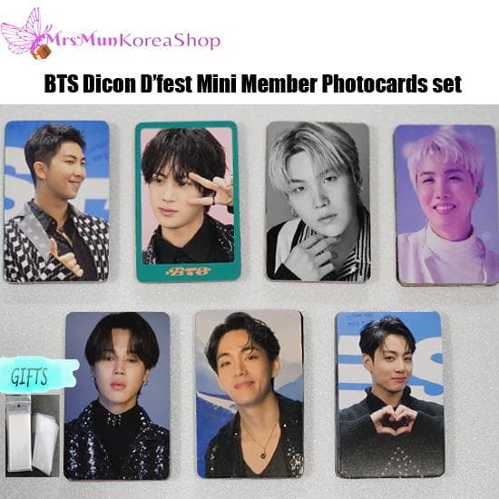 BTS - DICON D'FESTA MINI EDICIÓN Tarjetas fotográficas de miembros