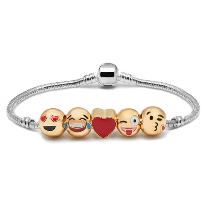 Pulseira - SHOP-STORY - 5 Emojis - Banhado a ouro - Unissexo - Entrega 48H