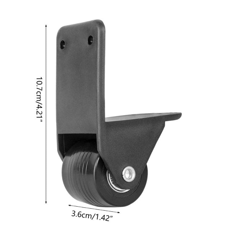 2 uds. Accesorios Convenientes para Ruedas de Maleta Ruedas con Alas de Fijación en Ángulos Rectos Perfectos para Viajes de Negocios y Vacaciones