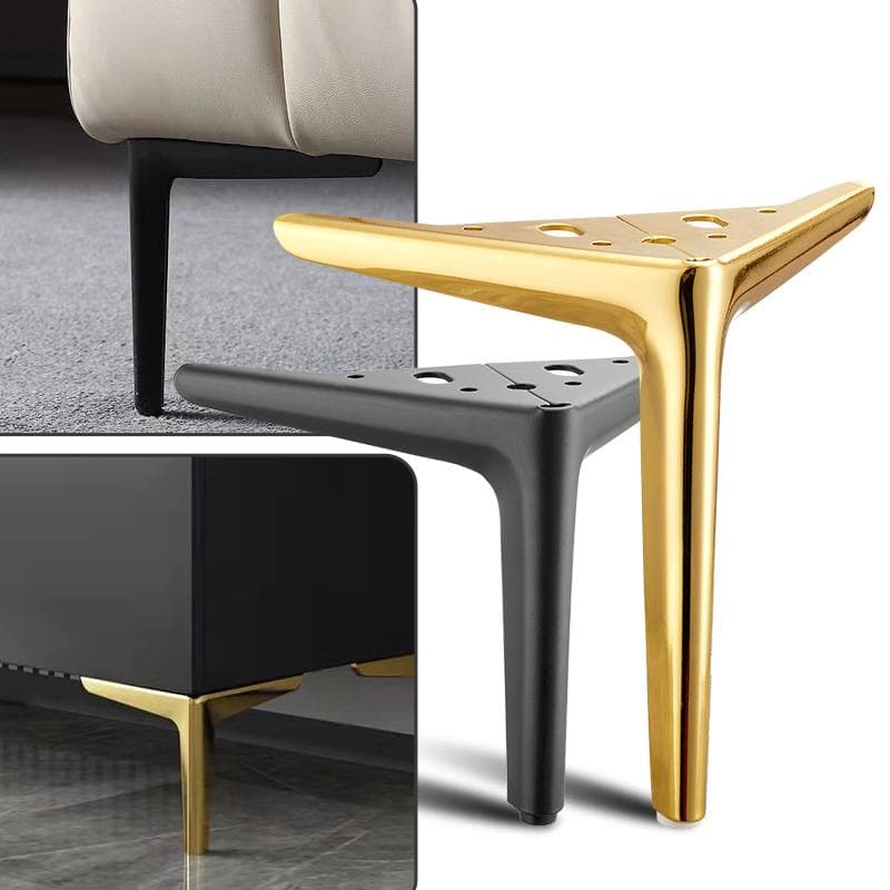 Juego de 4 patas de metal para muebles, 120/150/190 mm, para gabinetes, sofás, mesas, soporte para TV, accesorios para muebles