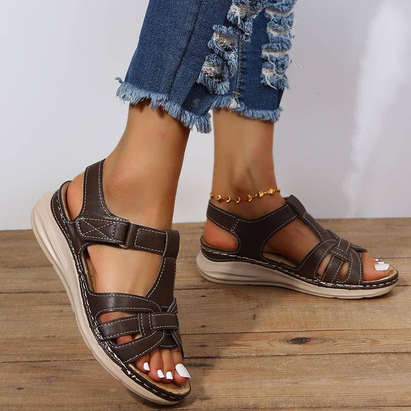 Sandalias ortopédicas Premium para mujer, Corrector de juanetes con plataforma para caminar, Sandalias de arena, Sandalias de cuña para mujer,