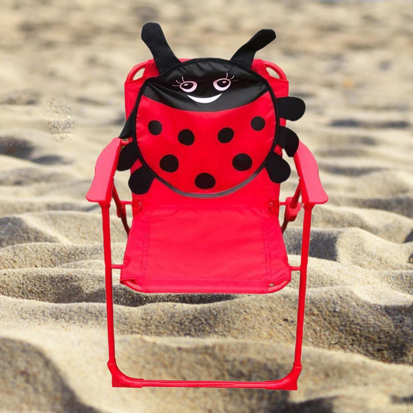 Silla plegable de camping para niños, muebles de playa, antideslizante, portátil, para parque y jardín. color rosa