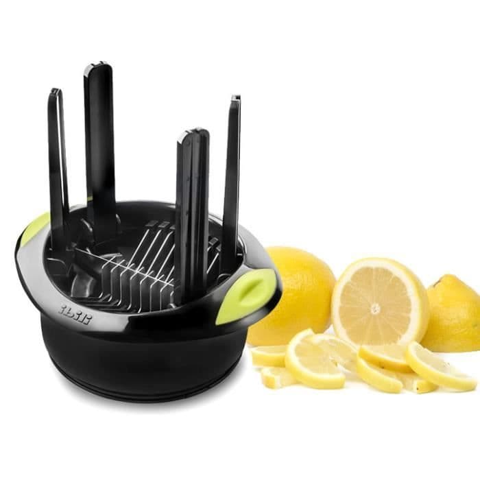 Cortador de Limones en Cuartos - IBILI - 746800 - Fundición - Negro - 17 x 14 x 16 cm negro