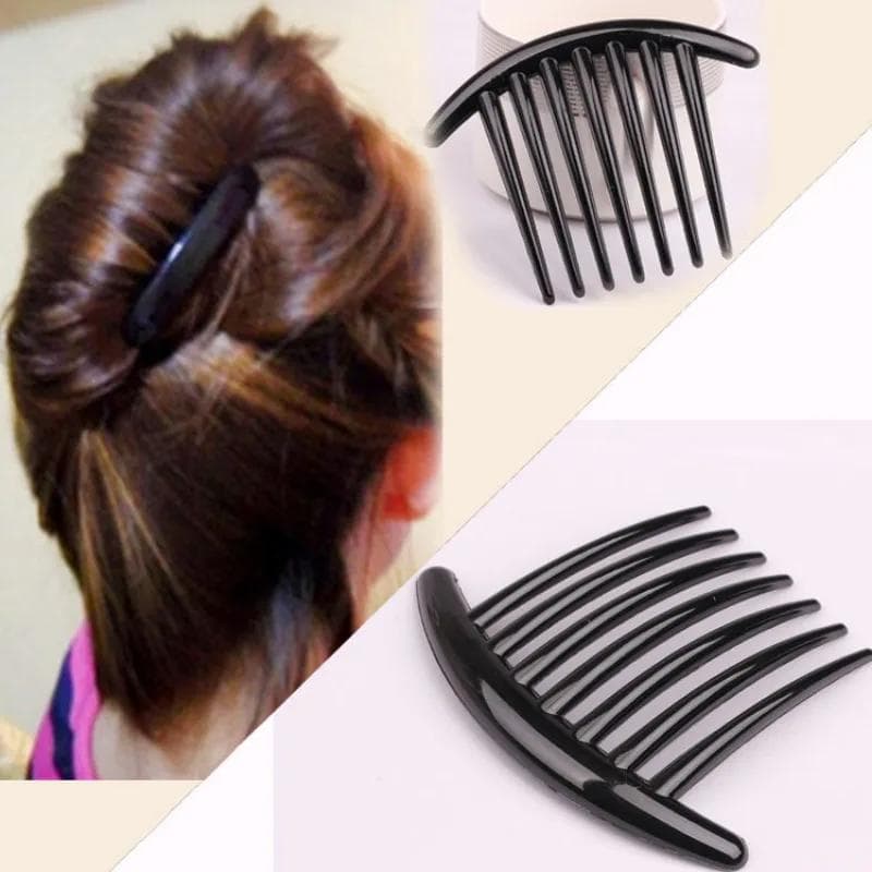 Horquillas negras para niña, horquilla para el cabello, coleta de mujer, peines para el cabello, inserciones de volumen, Clip para el cabello,