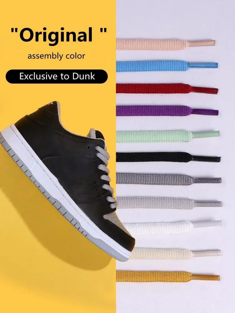 Dunk sb Cordones Clásicos Originales Semicírculo Poliéster Engrosado AF1AJ Cordones para Zapatos Zapatos de Baloncesto Antideslizantes Cordones
