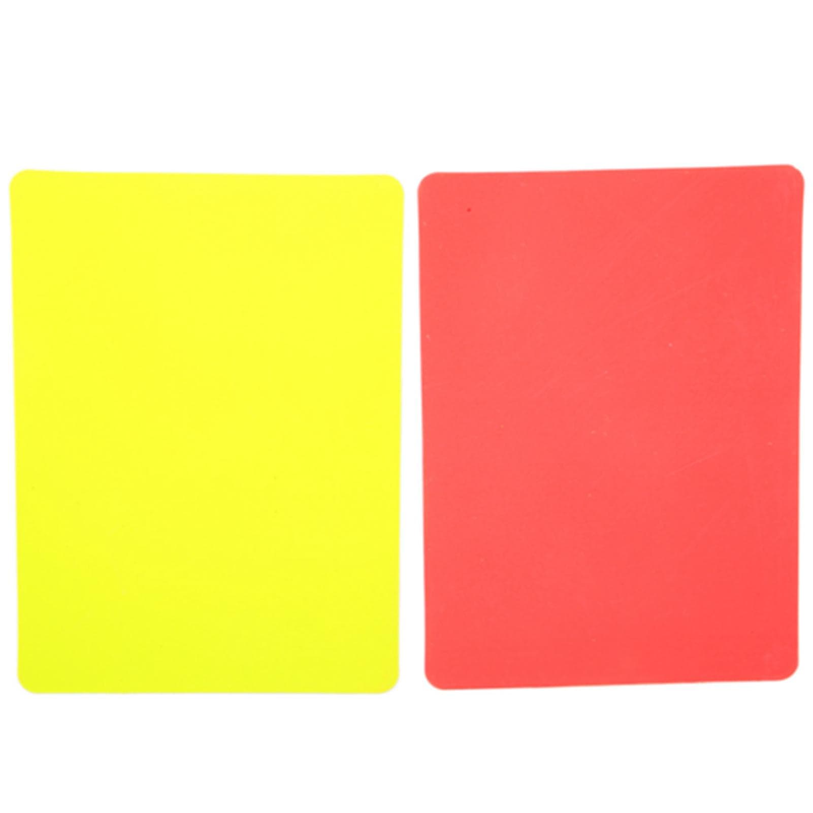 Tarjetas Rojas Y Amarillas De Fútbol Registro De Equipos De Herramientas De Árbitro De Juegos De Fútbol
