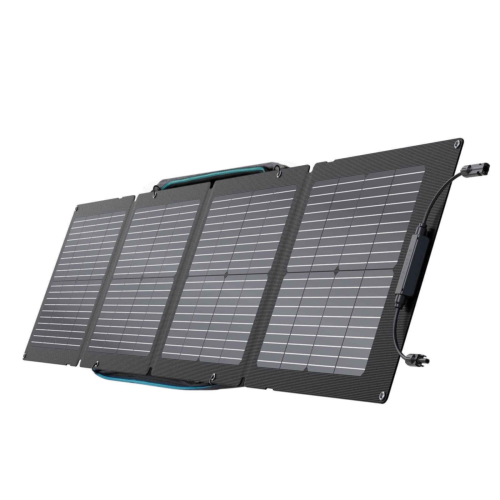 Panel Solar Portátil EF ECOFLOW 110W para Estación de Energía, Cargador Solar Plegable Enlazable con Soporte Ajustable, Impermeable IP68