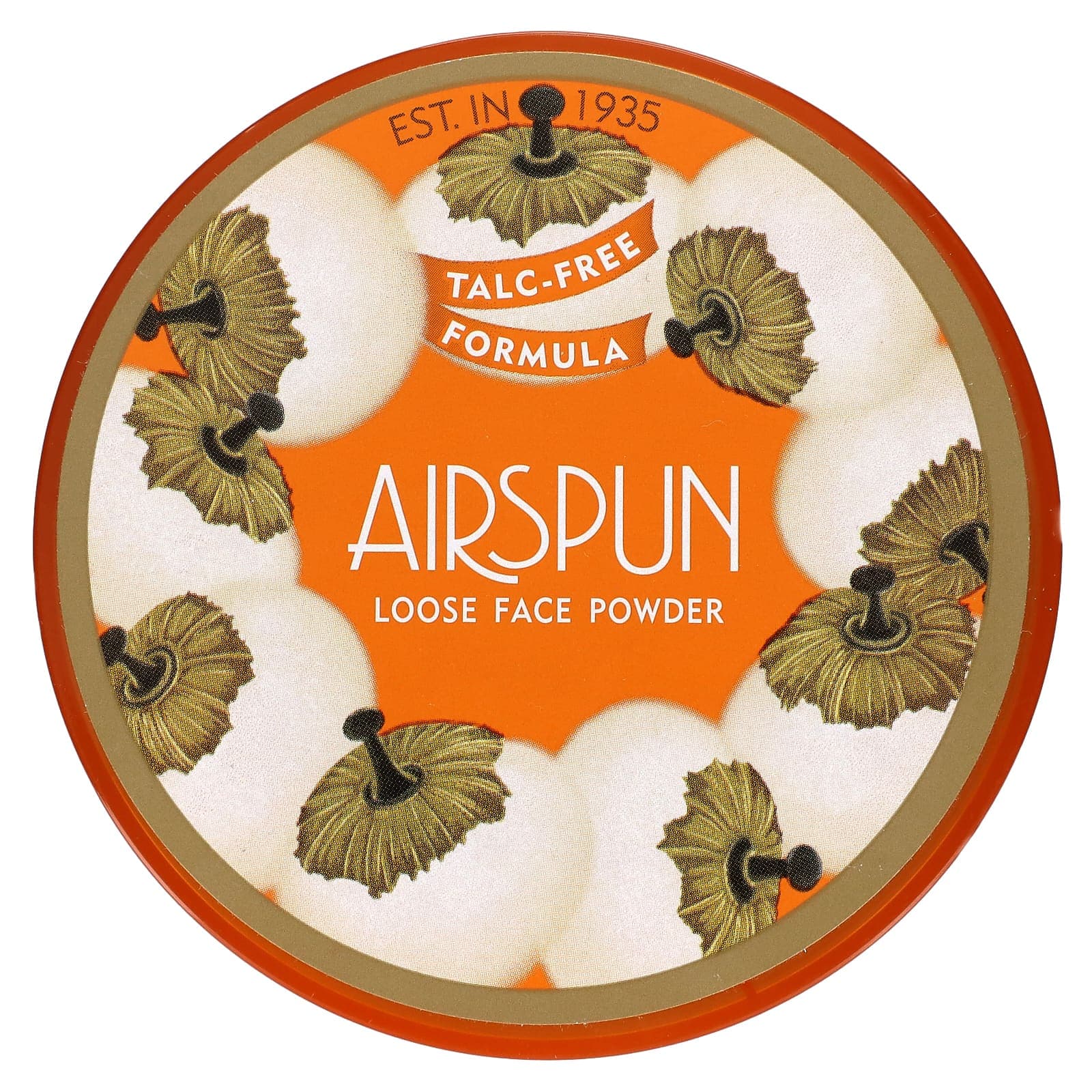 Airspun, loose face powder, honey beige 070-32, 1.2 oz (35 g) orange