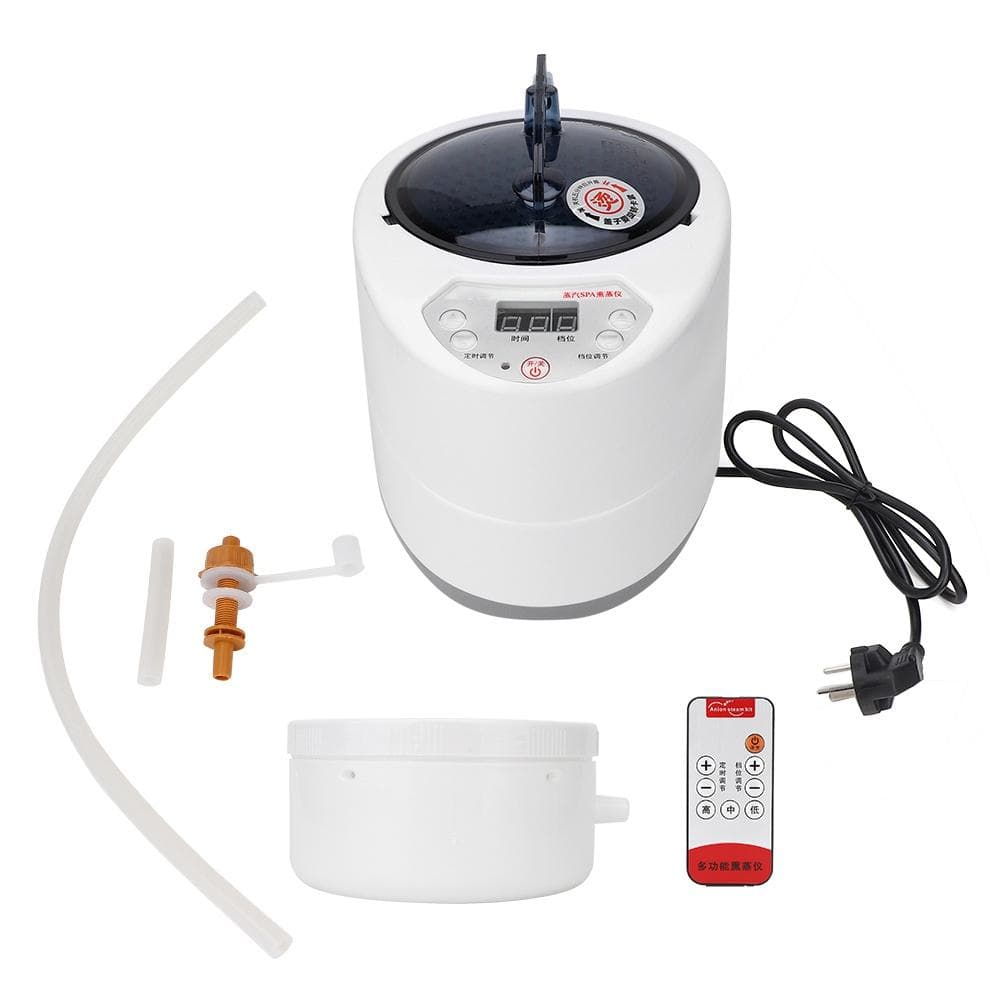 Máquina de Fumigación 2.5L Spa de Pies Vapor Sauna Vaporizador Terapia con Control Remoto
