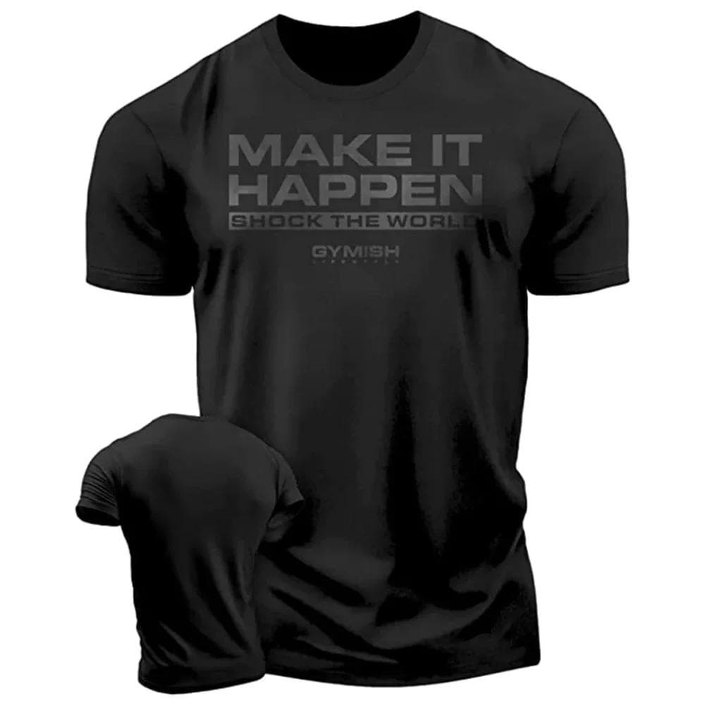 Camiseta de entrenamiento 3D estampada para hombre 2025, camiseta de manga corta de fitness moderna y divertida, top elástico y transpirable cm