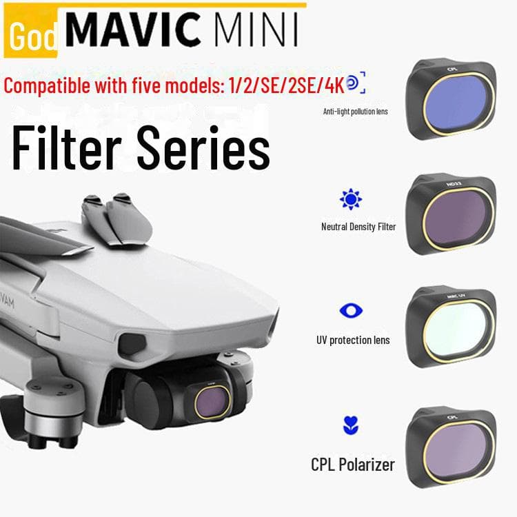 DJI MINI4K/Mini 2 SE/MINI SE Filtro protector y polarizador para drones